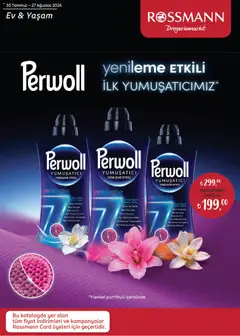 Rossmann Rossmann - Ağustos Ev & Yaşam Kataloğu 30.07.2026 - Broşürünün önizlemesi