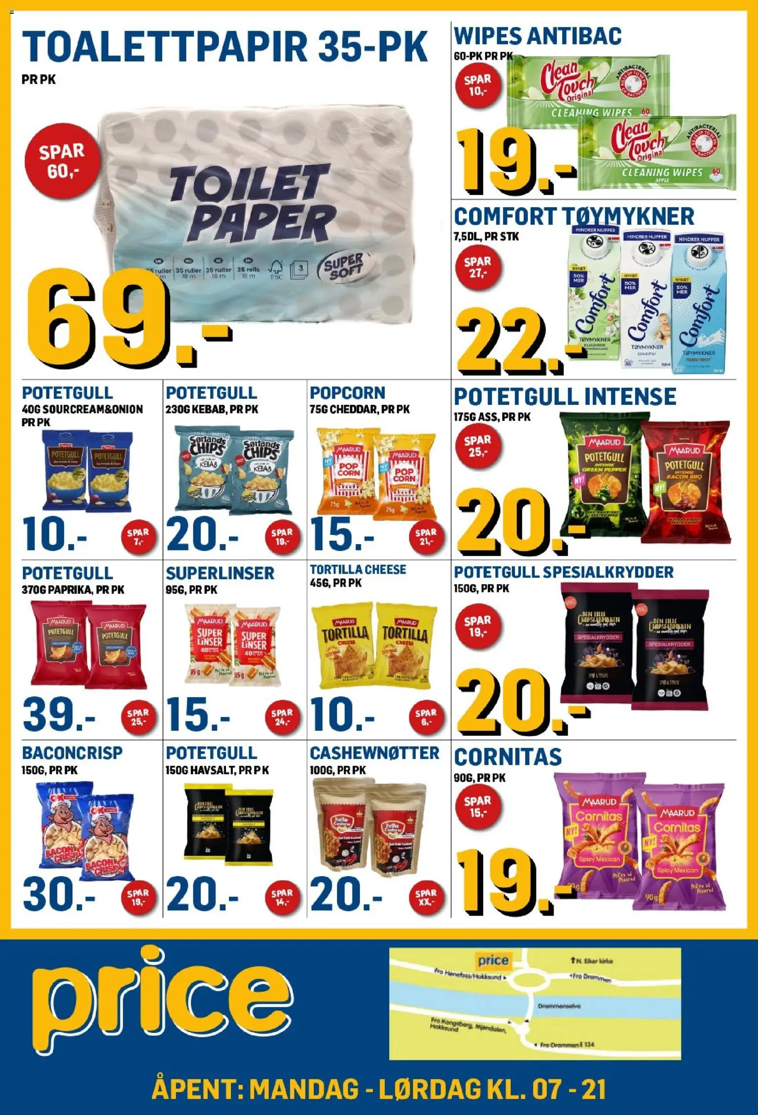 Forhåndsvis Price Lagerbutikk kundeavis fra butikk Price Lagerbutikk gyldig fra 25/09/2026