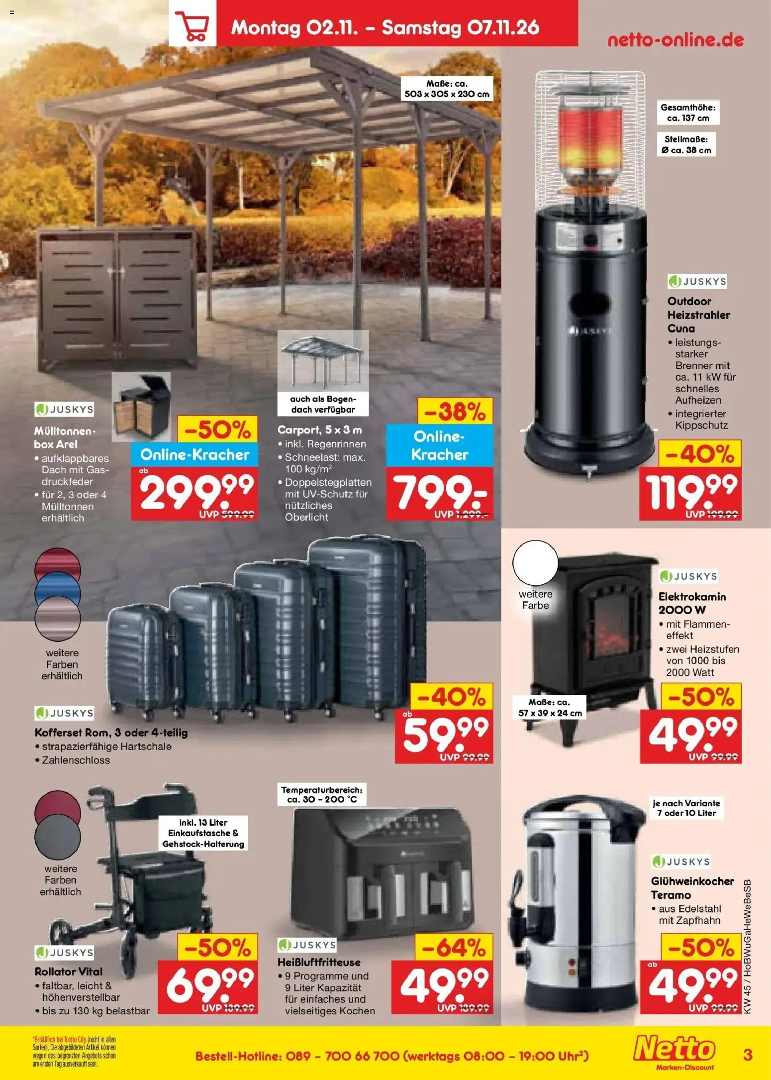 Vorschau von dem Prospekt des Geschäftes Netto Marken-Discount, gültig ab dem 02.11.2026 - Heißluftfritteuse, Box