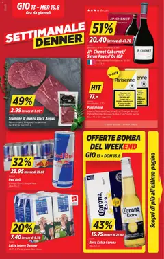 Vorschau des Merkblatts Denner aktionen IT vom Shop Denner gültig von 13.08.2026 bis 19.08.2026