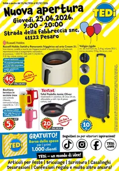 Anteprima dell'opuscolo Nuova apertura dal negozio TEDi valido da 20/06/2026