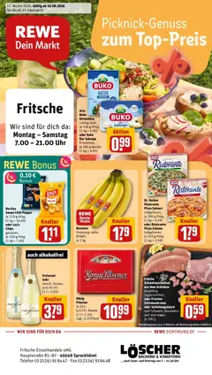 Vorschau von dem Prospekt des Geschäftes Rewe, gültig ab dem 10.08.2026