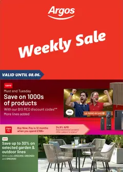 Preview of Argos Argos catalogue valid from 02/06/2026