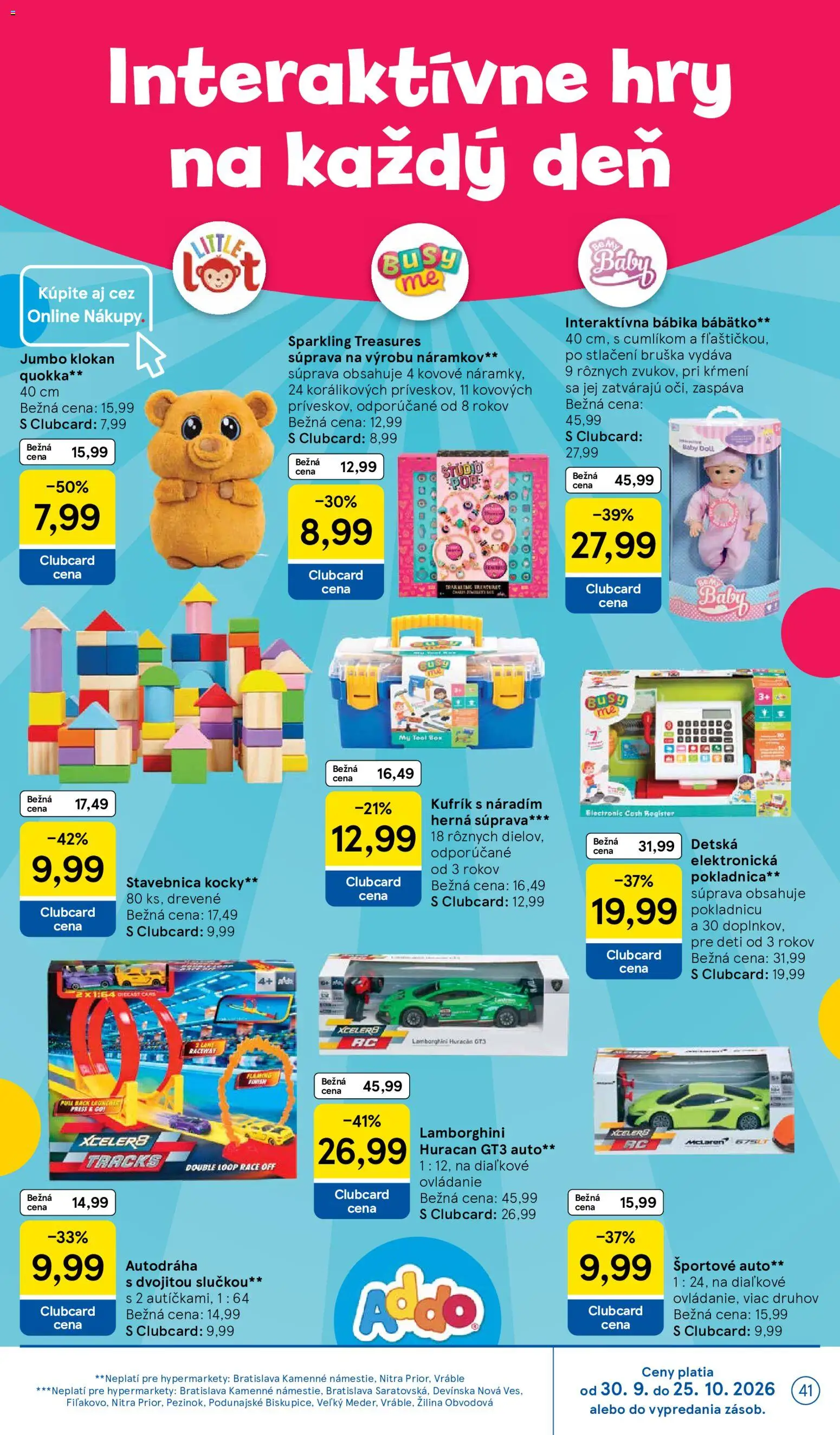 Náhľad Tesco letáku platného od 21.10.2026 - Bábika