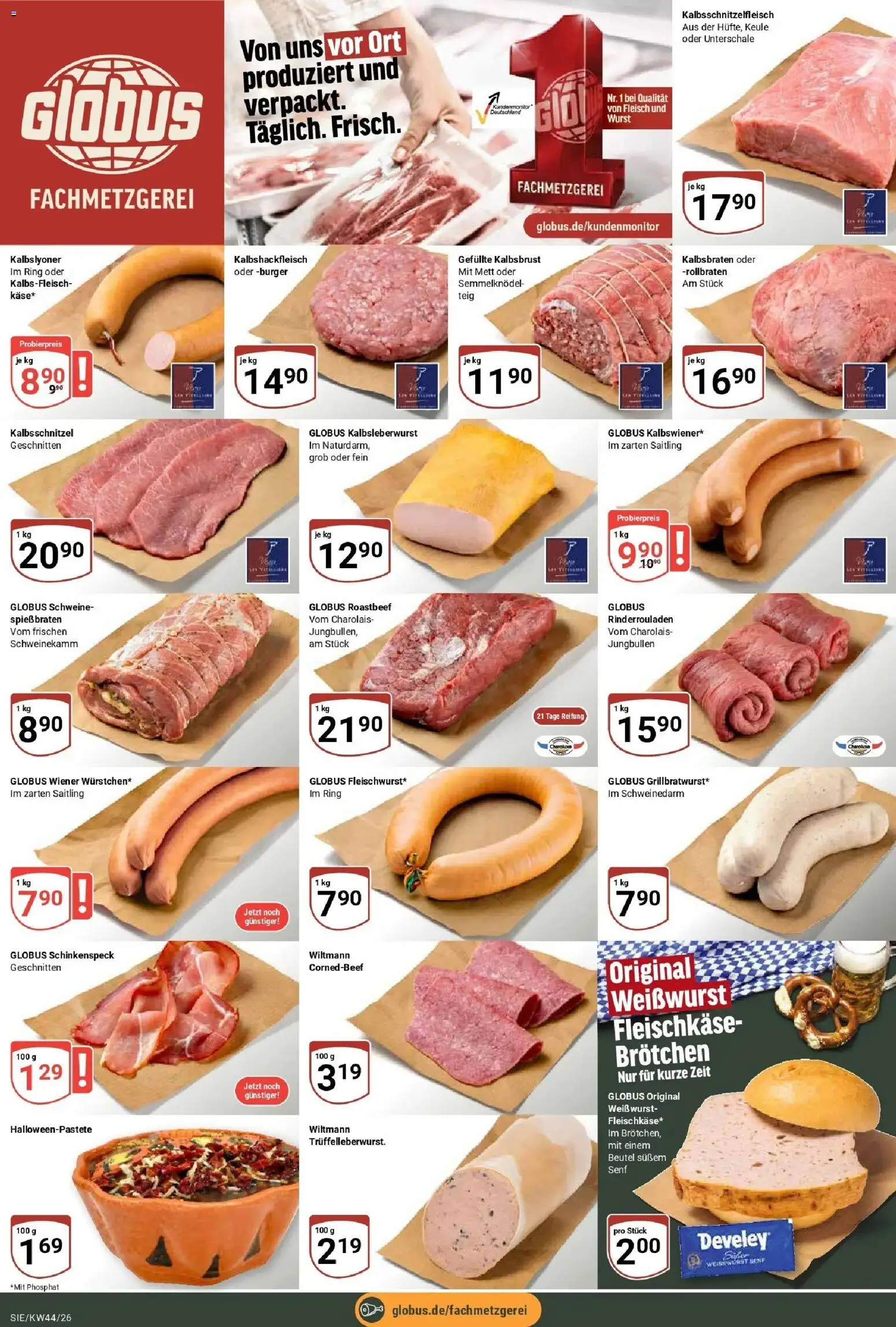 Vorschau von dem Prospekt des Geschäftes Globus, gültig ab dem 26.10.2026