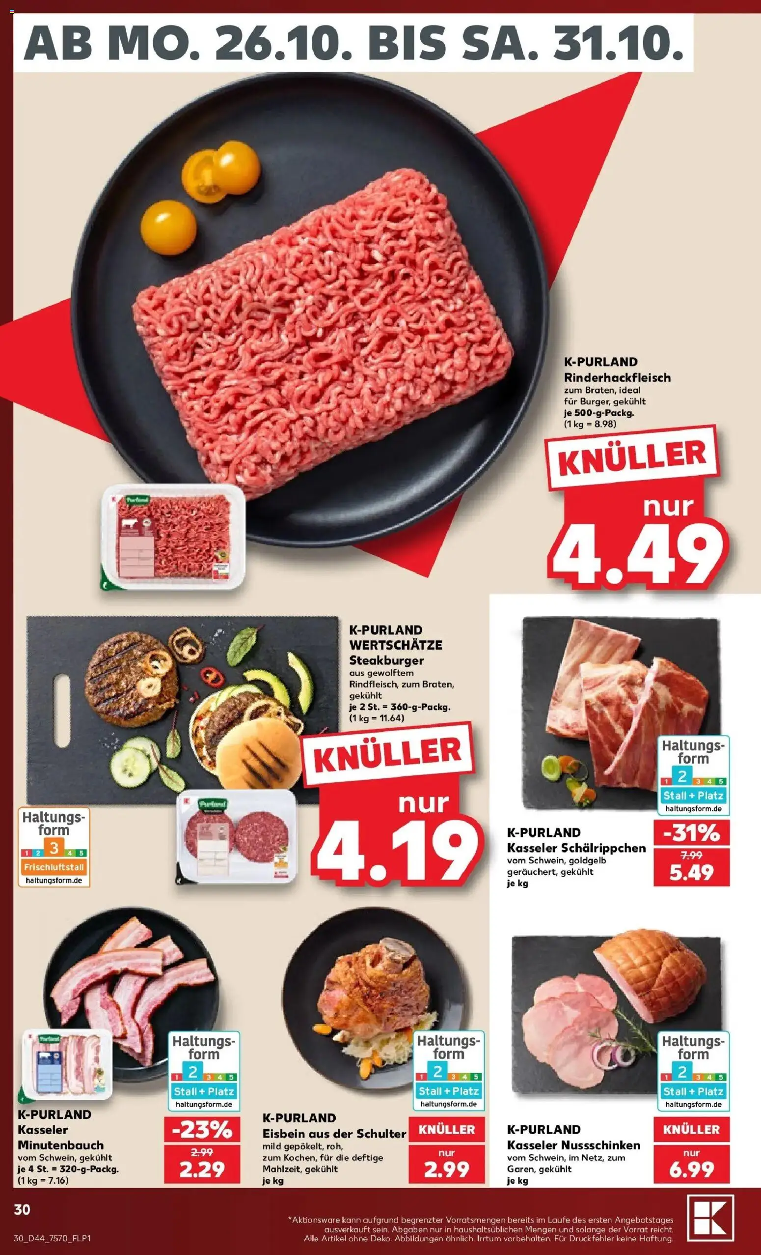 Vorschau von dem Prospekt des Geschäftes Kaufland, gültig ab dem 26.10.2026