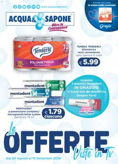 Anteprima dell'opuscolo Acqua e Sapone volantino dal negozio Acqua e Sapone valido da 30/08/2026