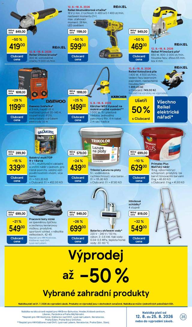 Nový Tesco leták od 12.08.