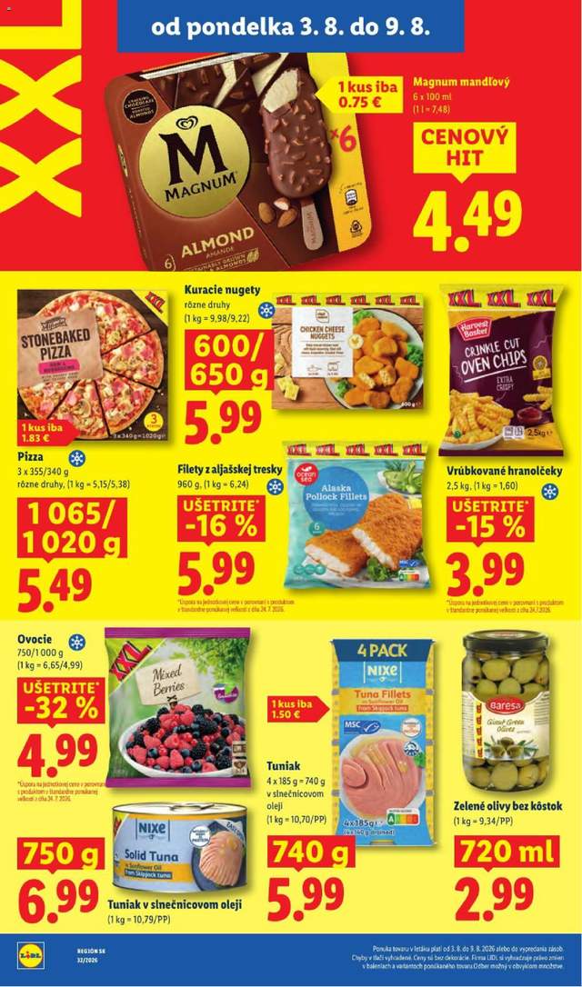 Nový Lidl leták od 03.08.