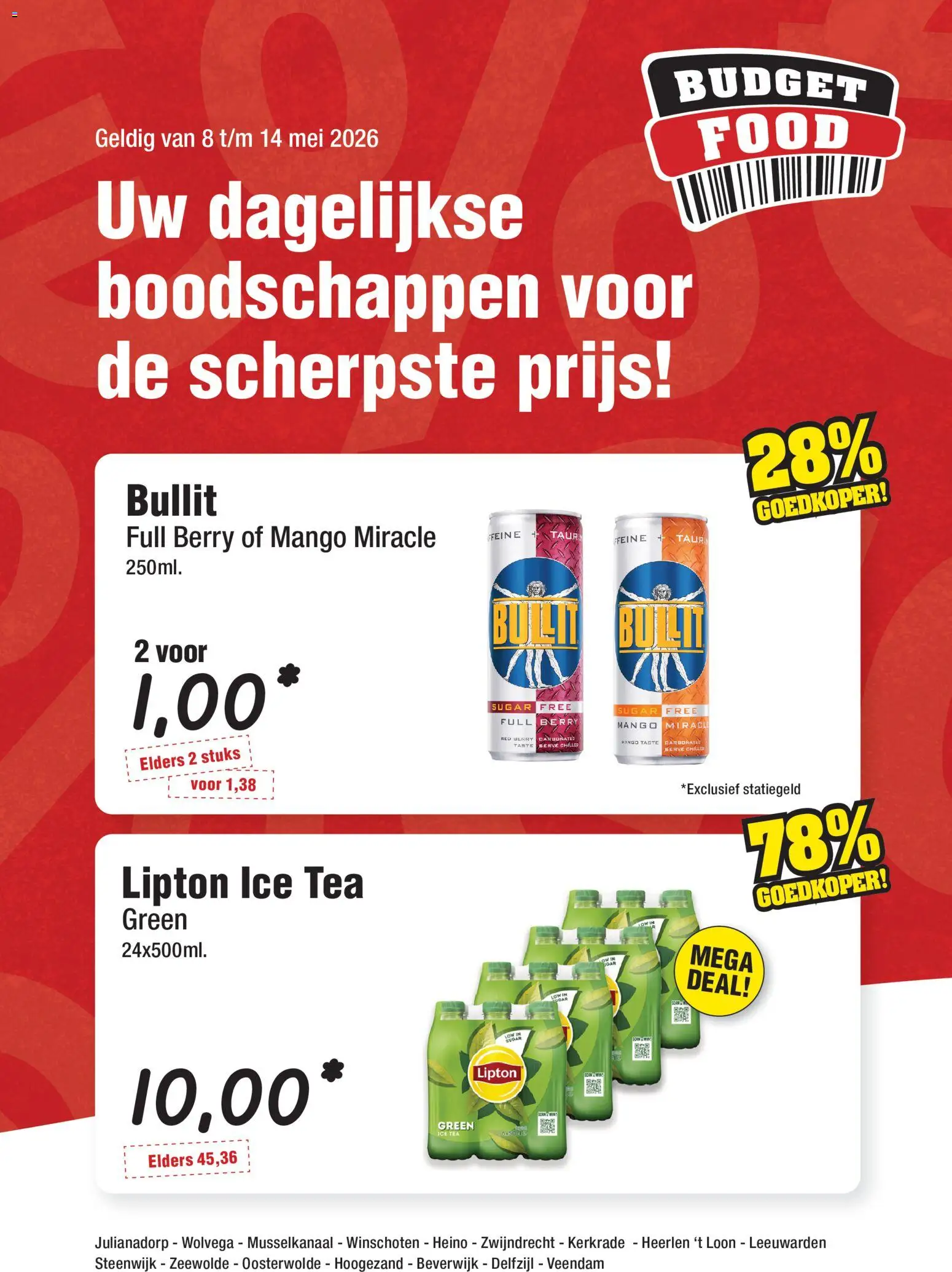 Voorbeeld van Budget Food folder van winkel Budget Food geldig vanaf 08-05-2026