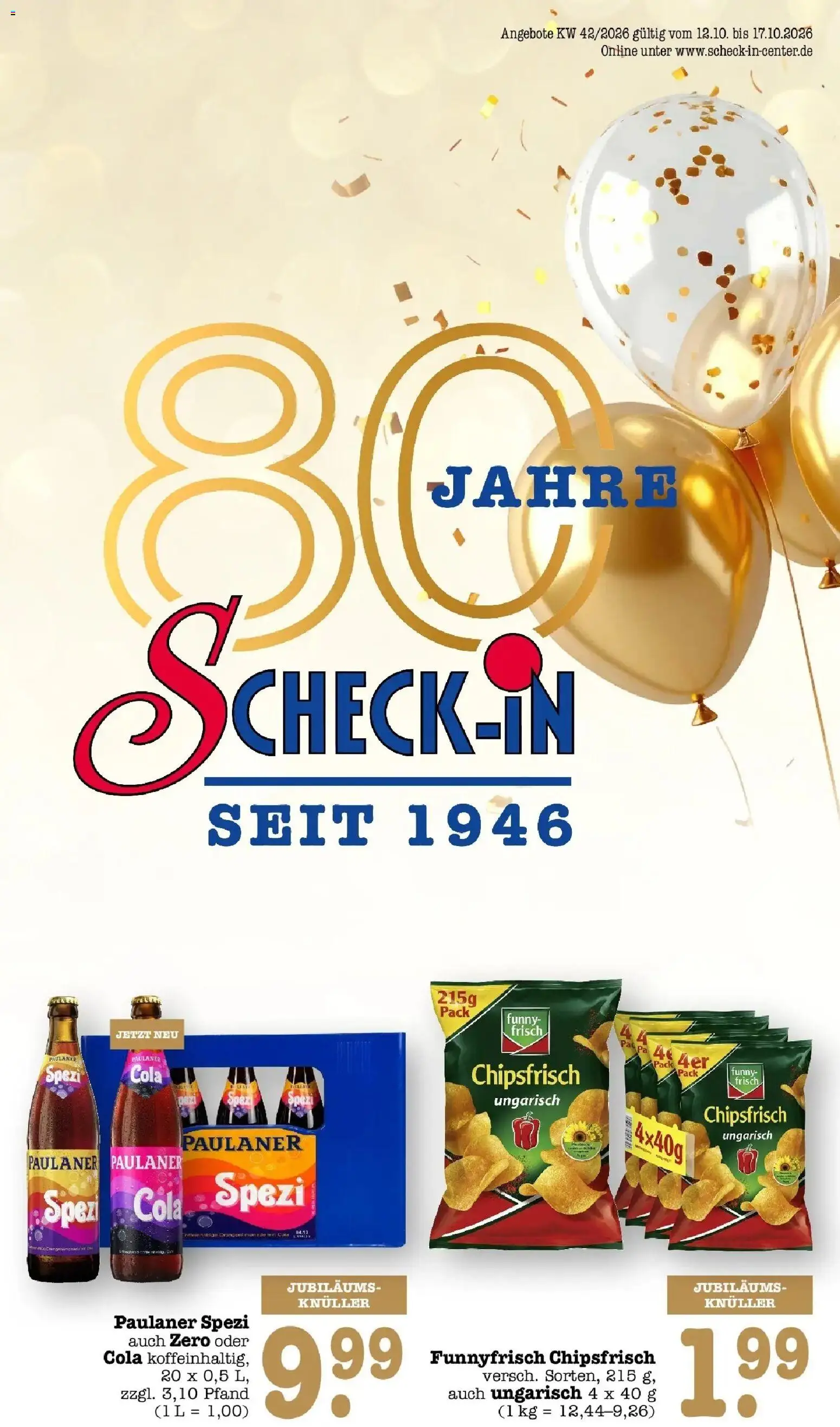 Vorschau von dem Prospekt des Geschäftes E center, gültig ab dem 12.10.2026