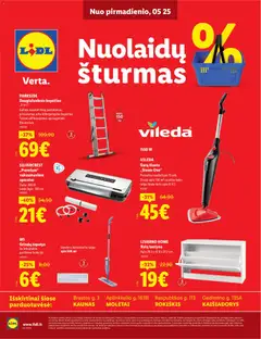 LIDL parduotuvės leidinio LIDL leidinys - Nuolaidų šturmas galiojančio nuo 2026.05.25 peržiūra