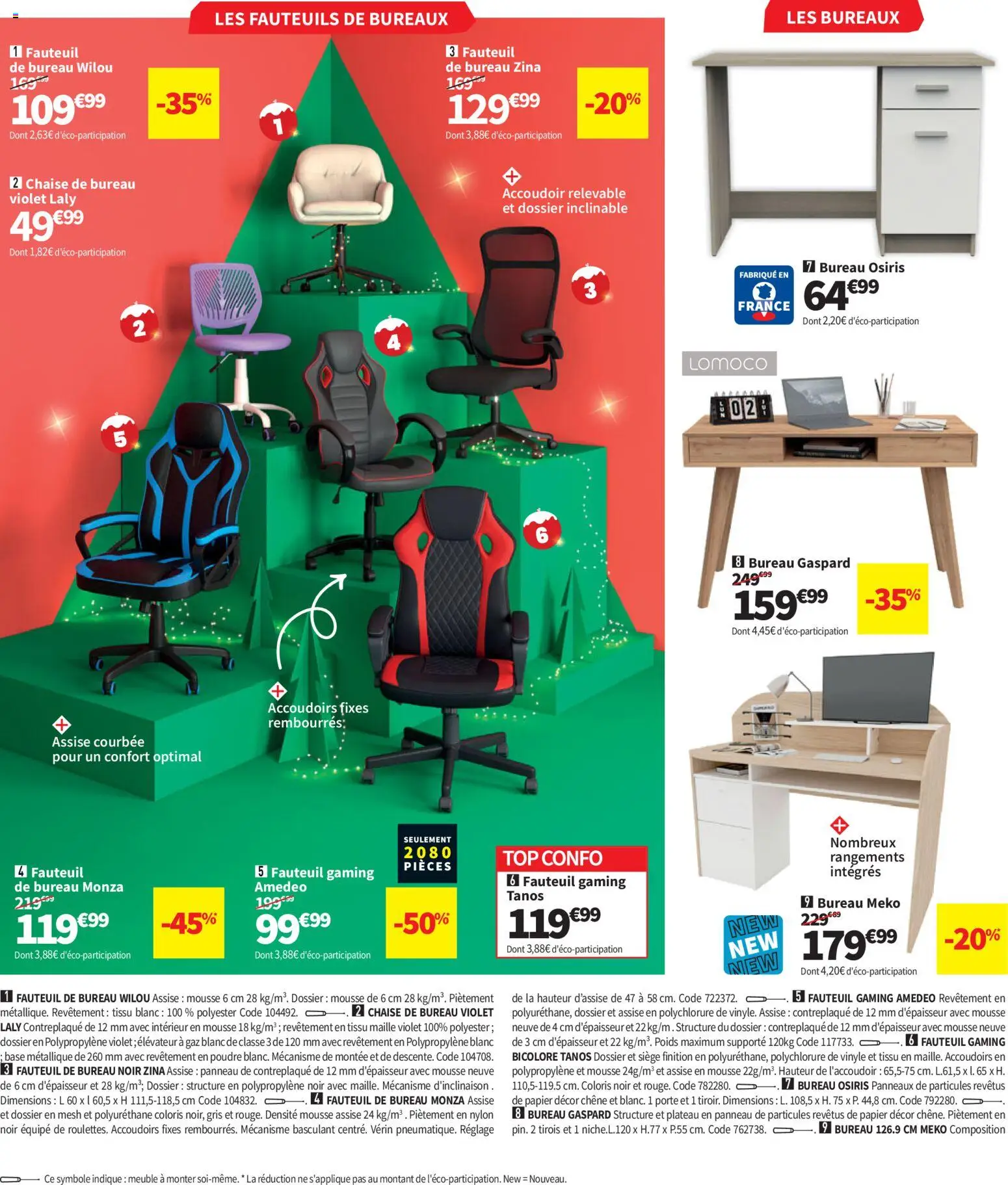 Prévisualisation de Conforama catalogue du magasin Conforama formulaire valide 27/10/2026