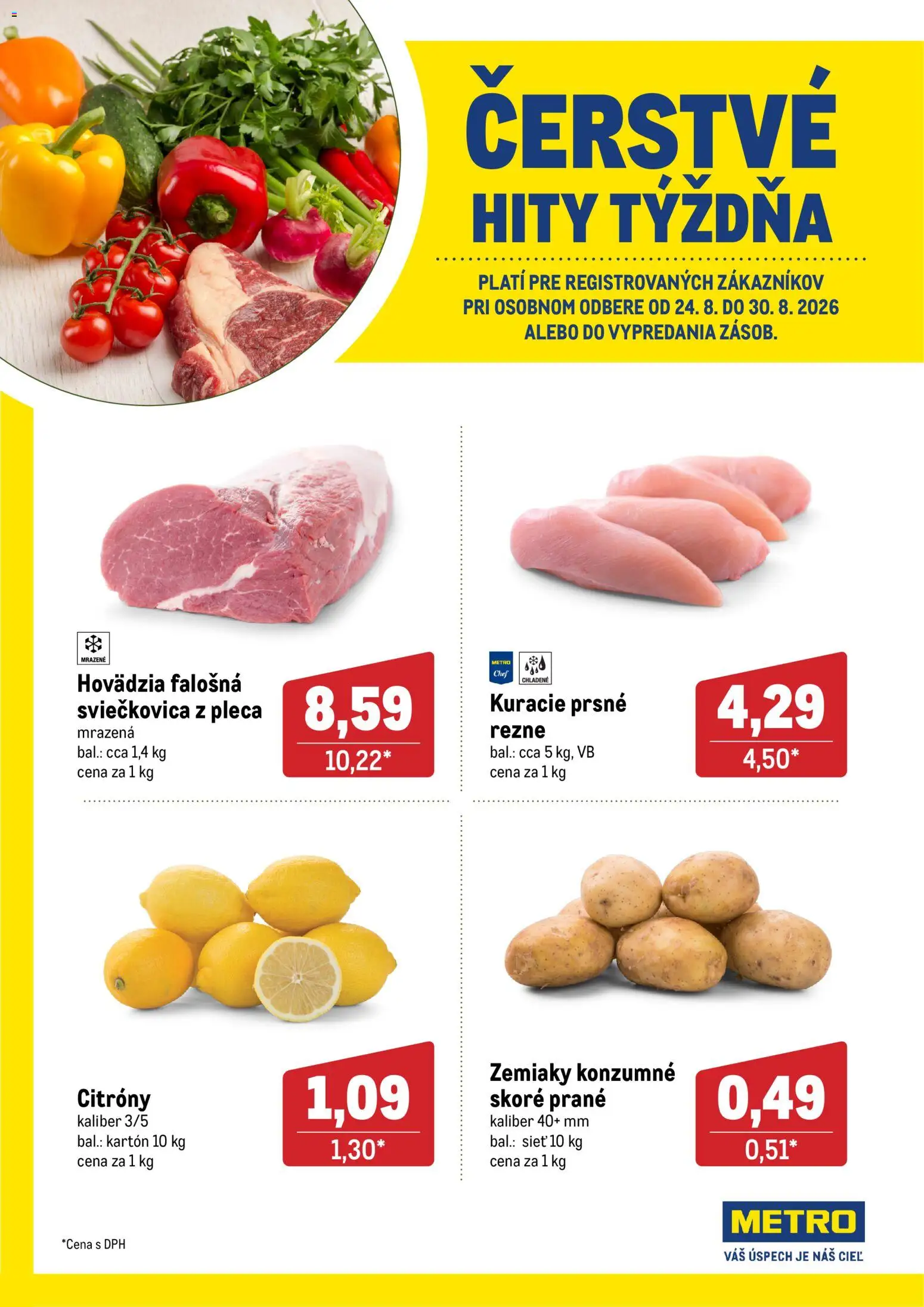 Náhľad Metro letáku platného od 24.08.2026
