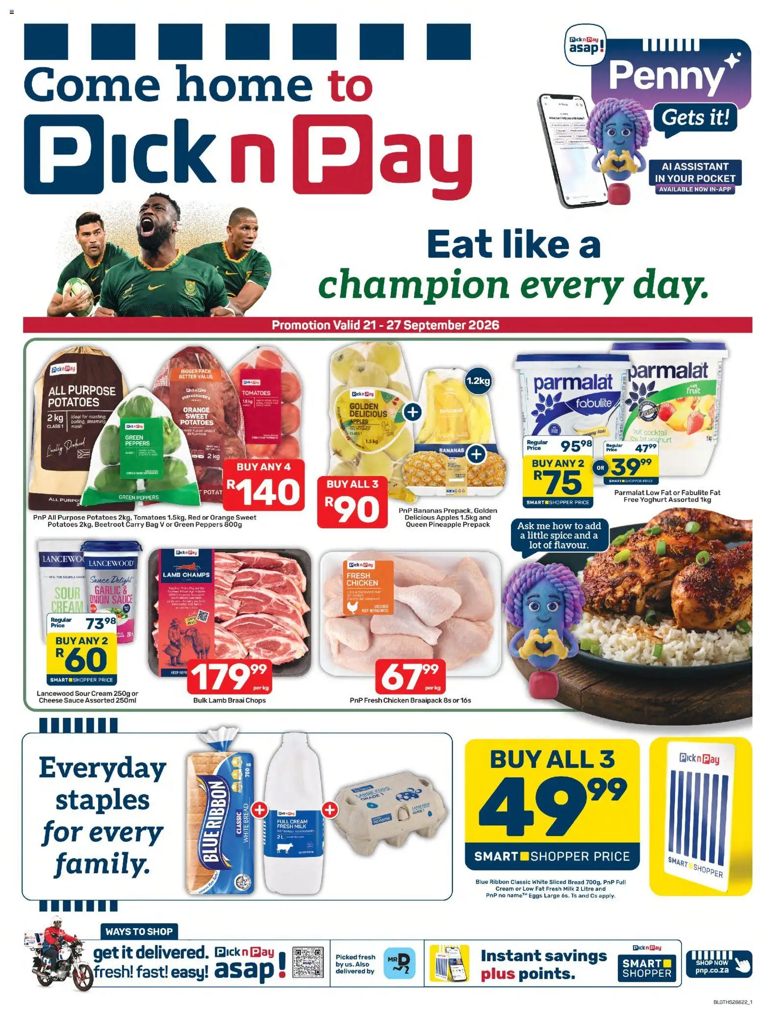 Preview of Pick n Pay flyer valid from 21/09/2026