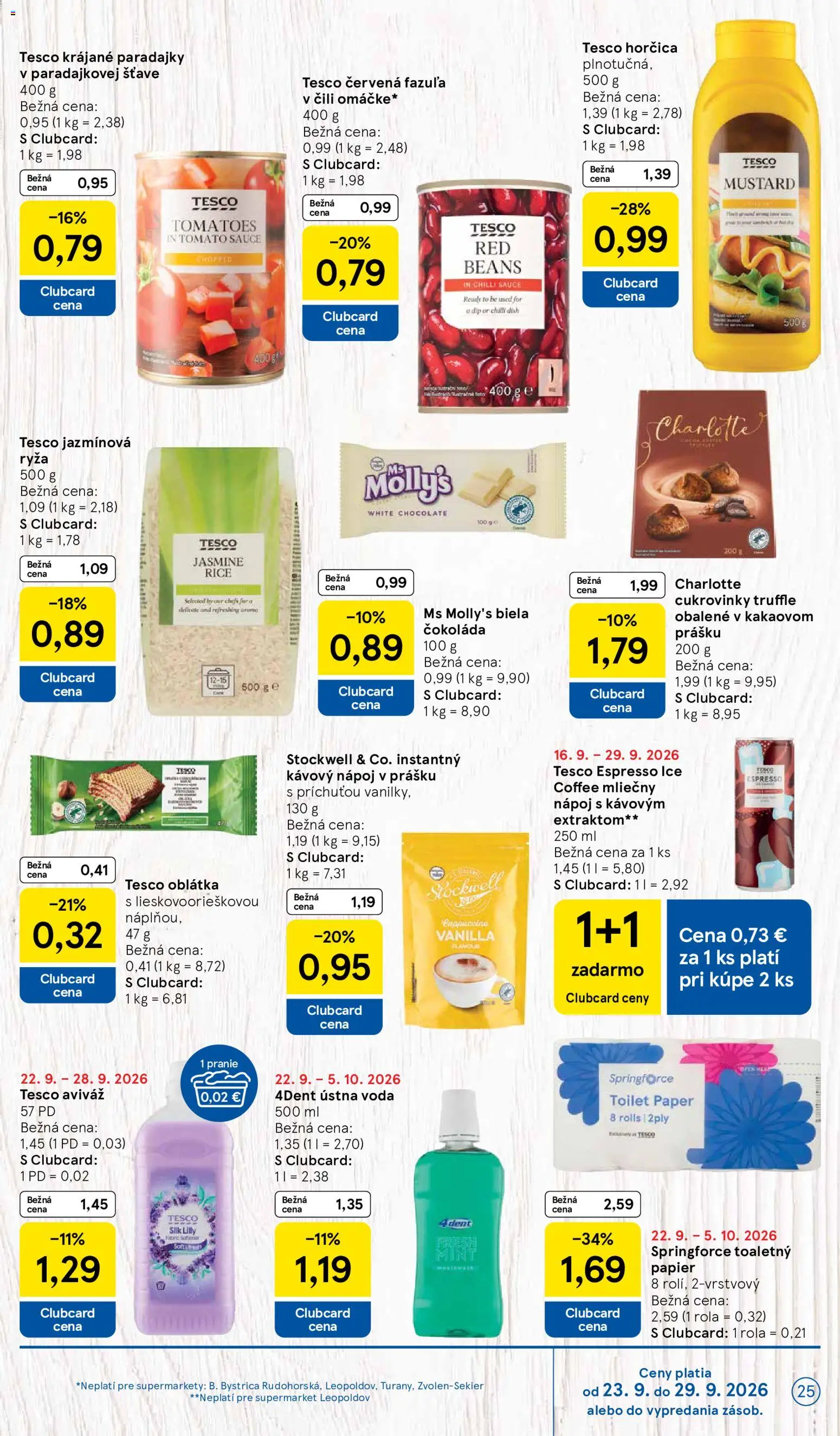 Náhľad Tesco letáku platného od 23.09.2026