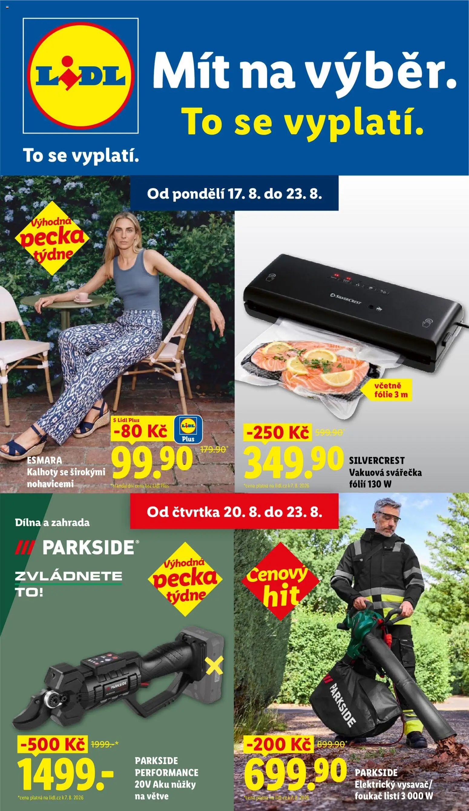 Náhled nabídky: Lidl Lidl leták - Spotřební zboží platný od 17.08.2026
