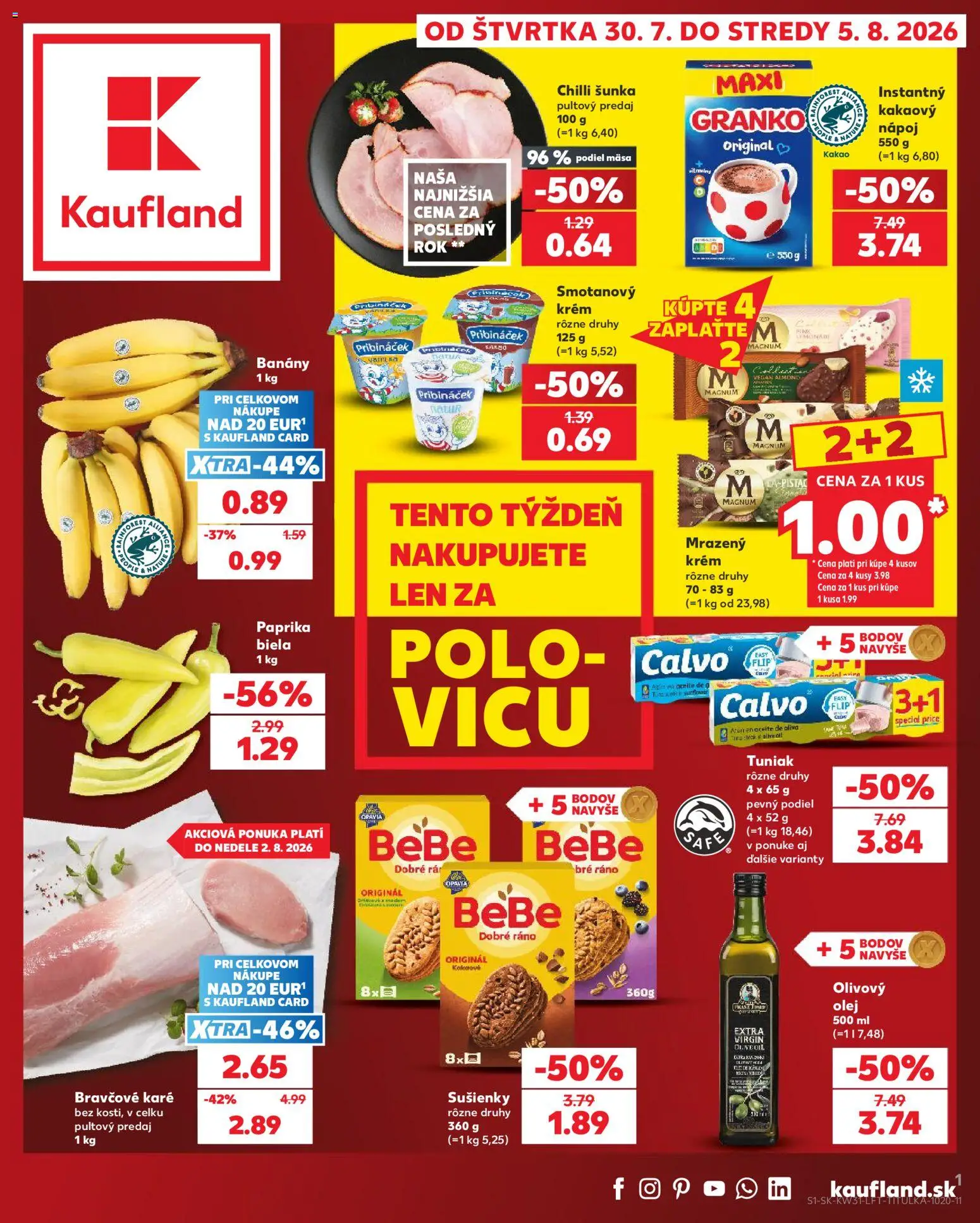 Náhľad Kaufland letáku platného od 30.07.2026