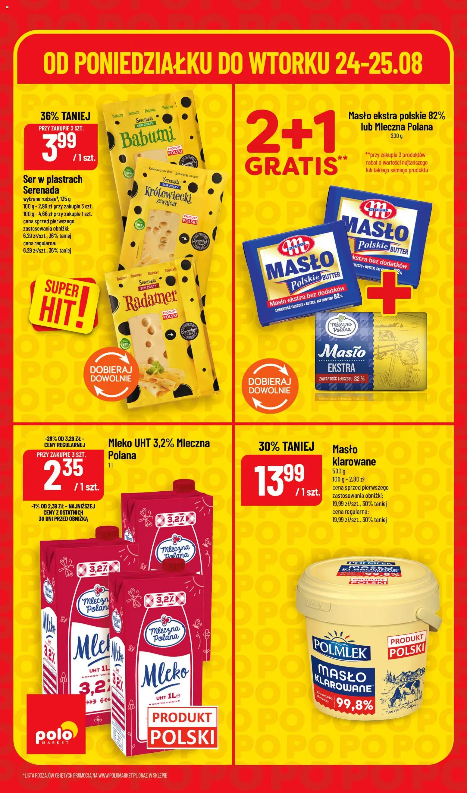 Pogląd gazetki "POLOmarket gazetka - Super Hity" ze sklepu POLOmarket ważnej od 24.08.2026