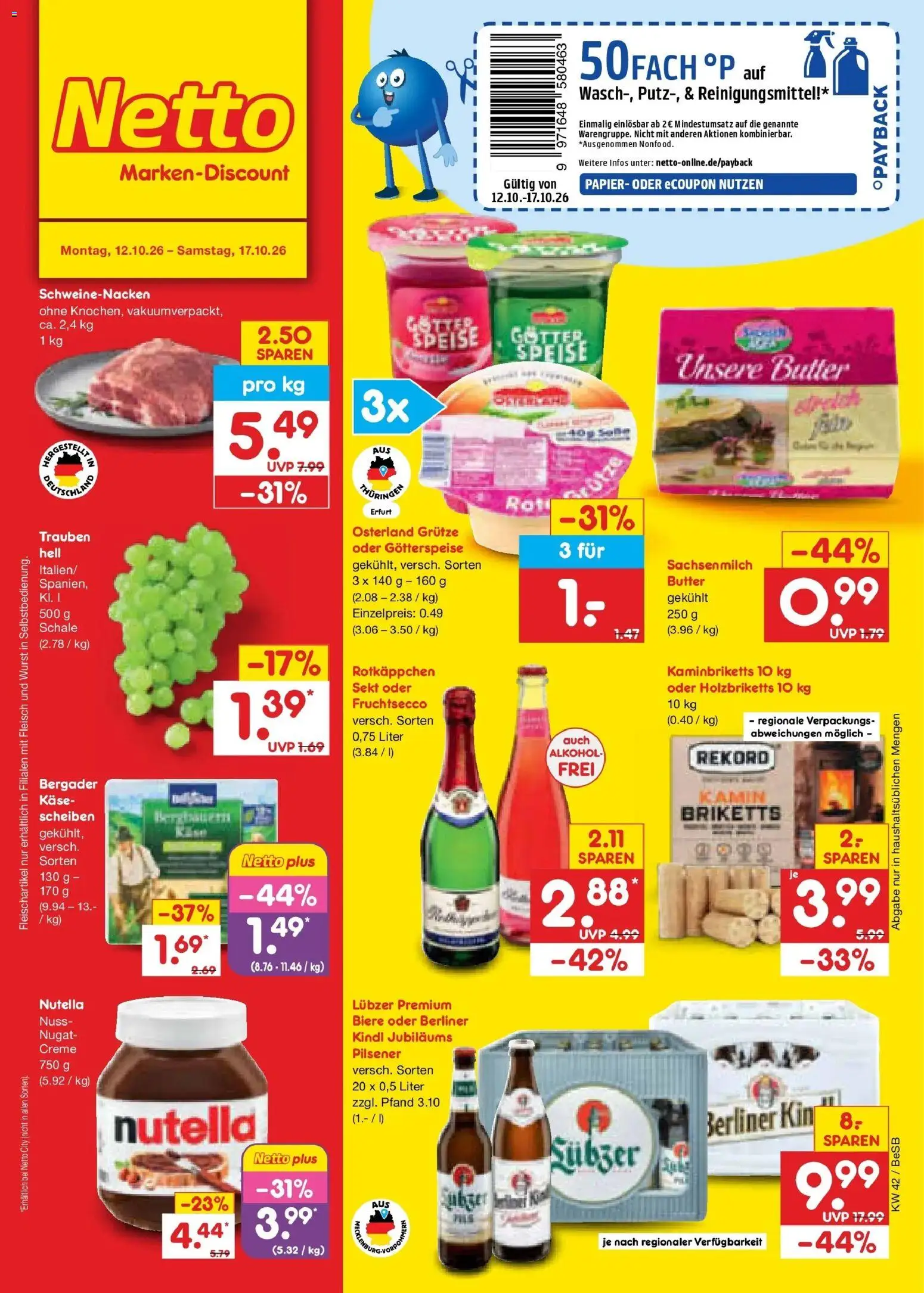 Vorschau von dem Prospekt des Geschäftes Netto Marken-Discount, gültig ab dem 12.10.2026