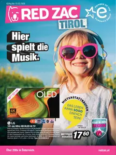 Vorschau der Angebote: RED ZAC RED ZAC Tirol gültig ab 26.04.2026