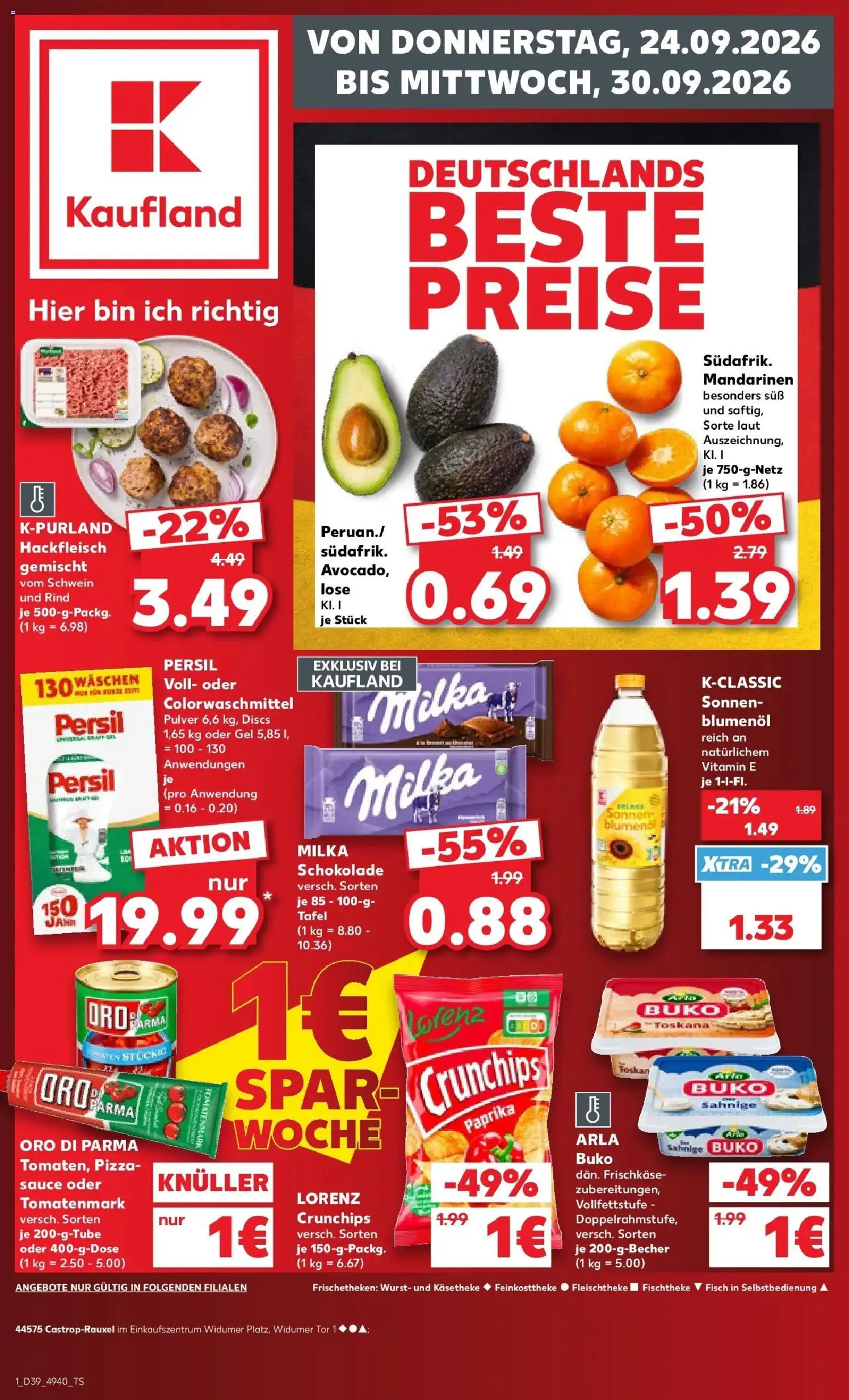 Vorschau von dem Prospekt des Geschäftes Kaufland, gültig ab dem 24.09.2026