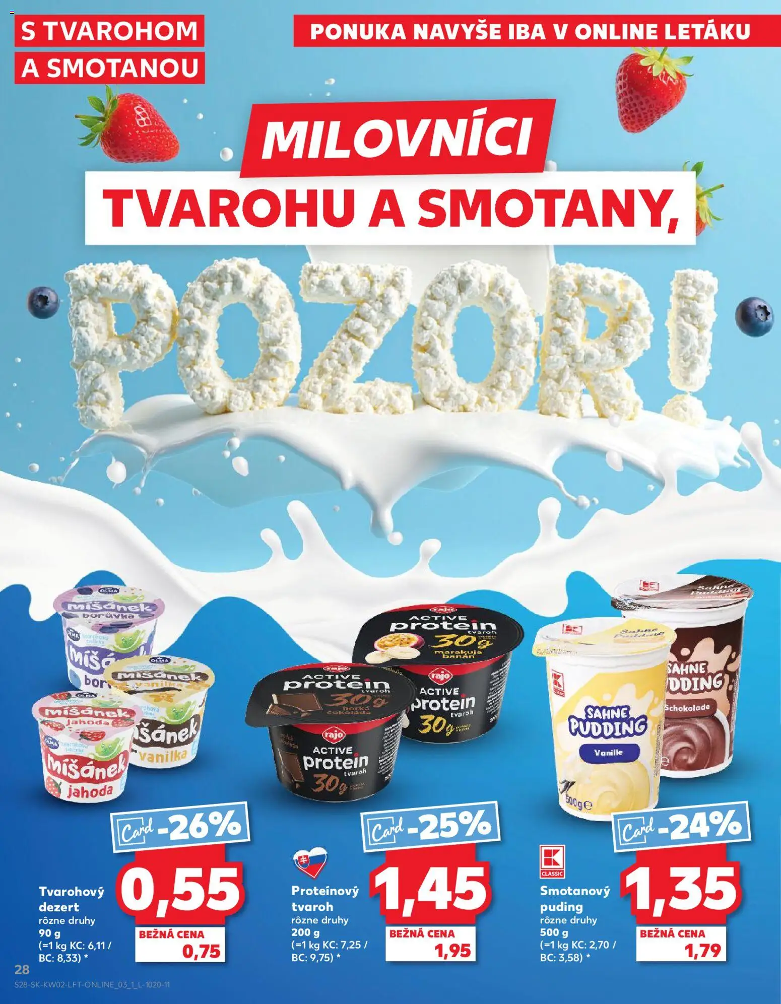 Náhľad Kaufland letáku platného od 08.01.2026 - Protein, Tvaroh, Puding