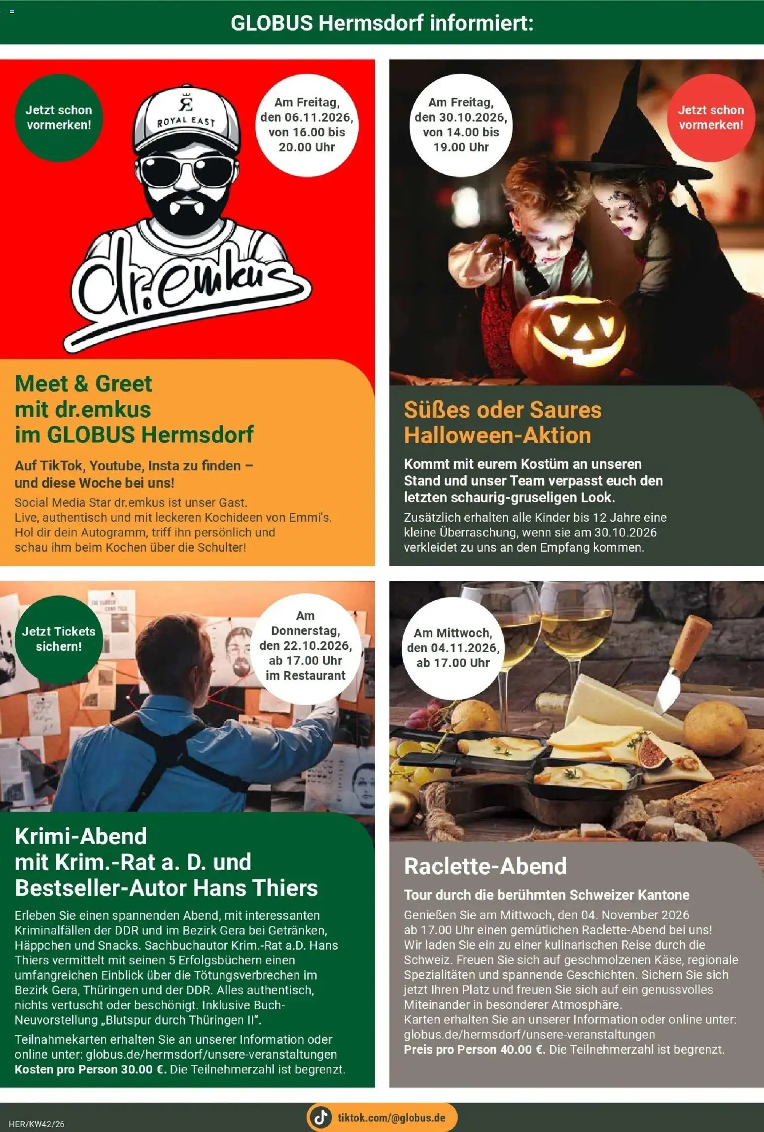 Vorschau von dem Prospekt des Geschäftes Globus, gültig ab dem 12.10.2026