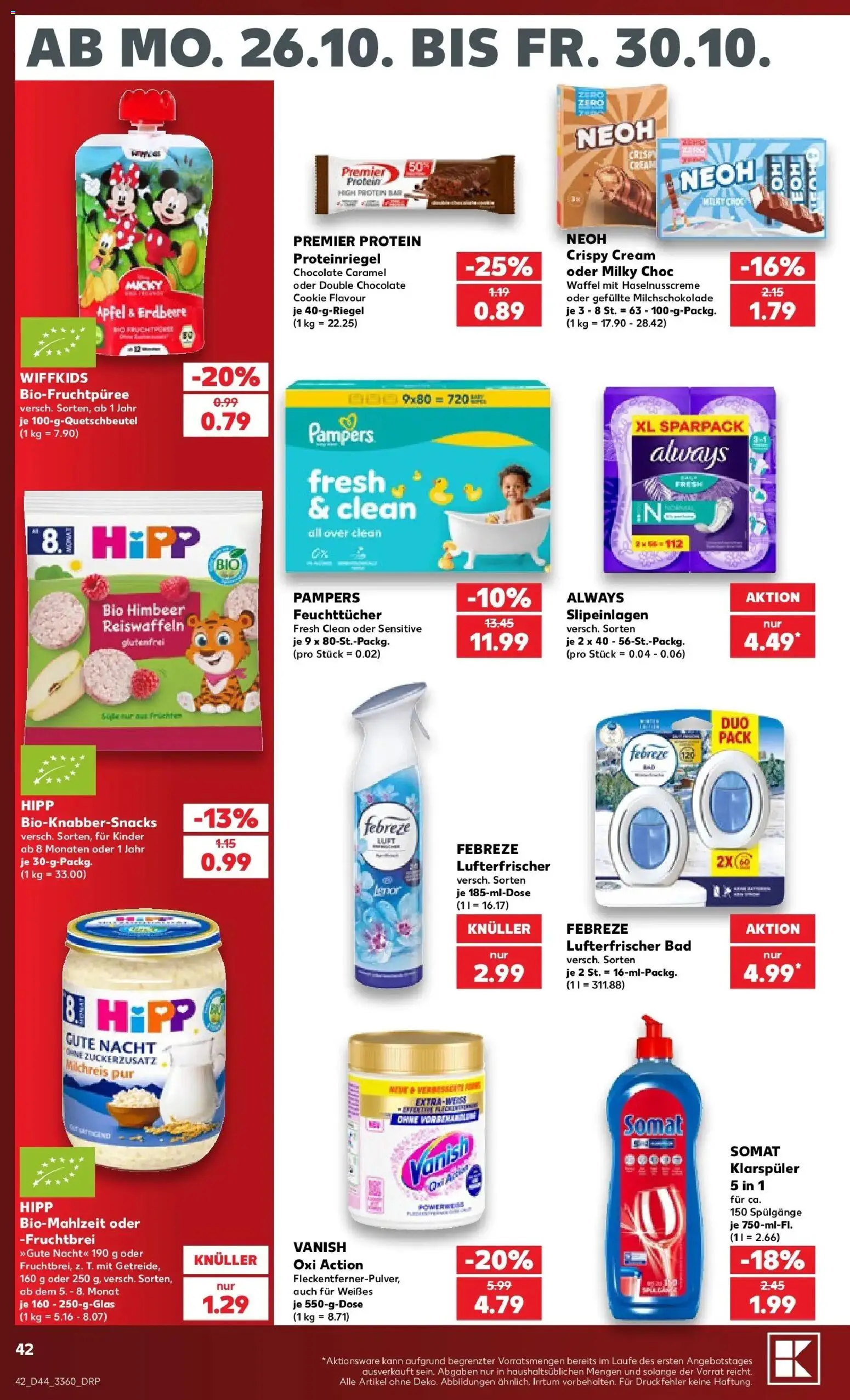 Vorschau von dem Prospekt des Geschäftes Kaufland, gültig ab dem 26.10.2026