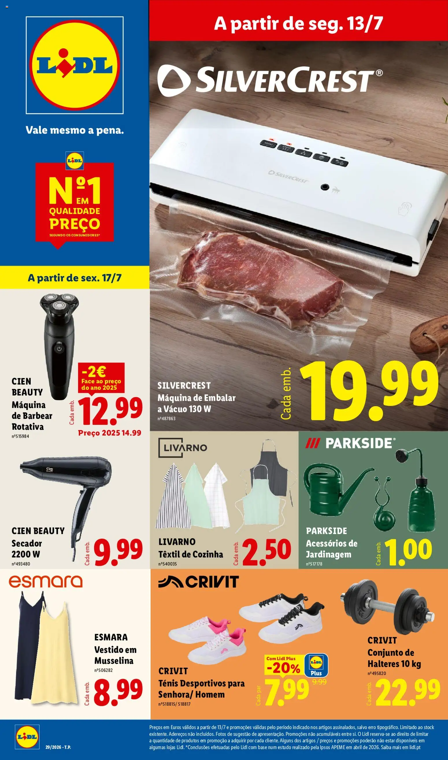 Pré-visualização do folheto da loja Lidl válida a partir de 13/07/2026
