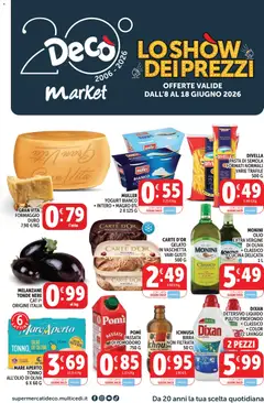 Anteprima dell'opuscolo Decò volantino Market Lazio dal negozio Decò valido da 08/06/2026