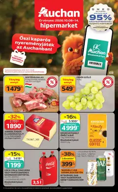 Auchan - Auchan akciós újság megtekintése, amely érvényes 2026.10.08.-től
