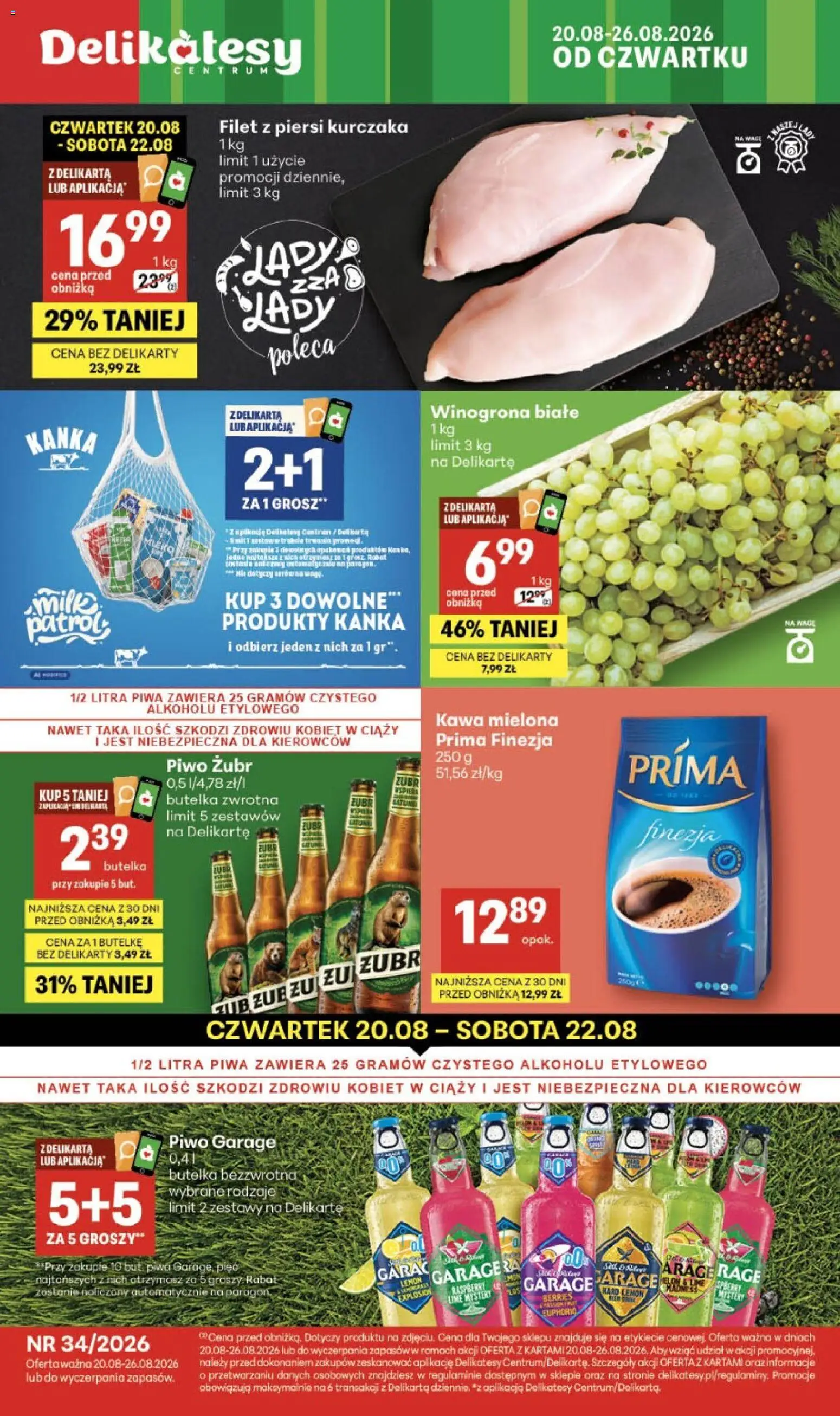 Pogląd gazetki "Delikatesy Centrum gazetka" ze sklepu Delikatesy Centrum ważnej od 20.08.2026