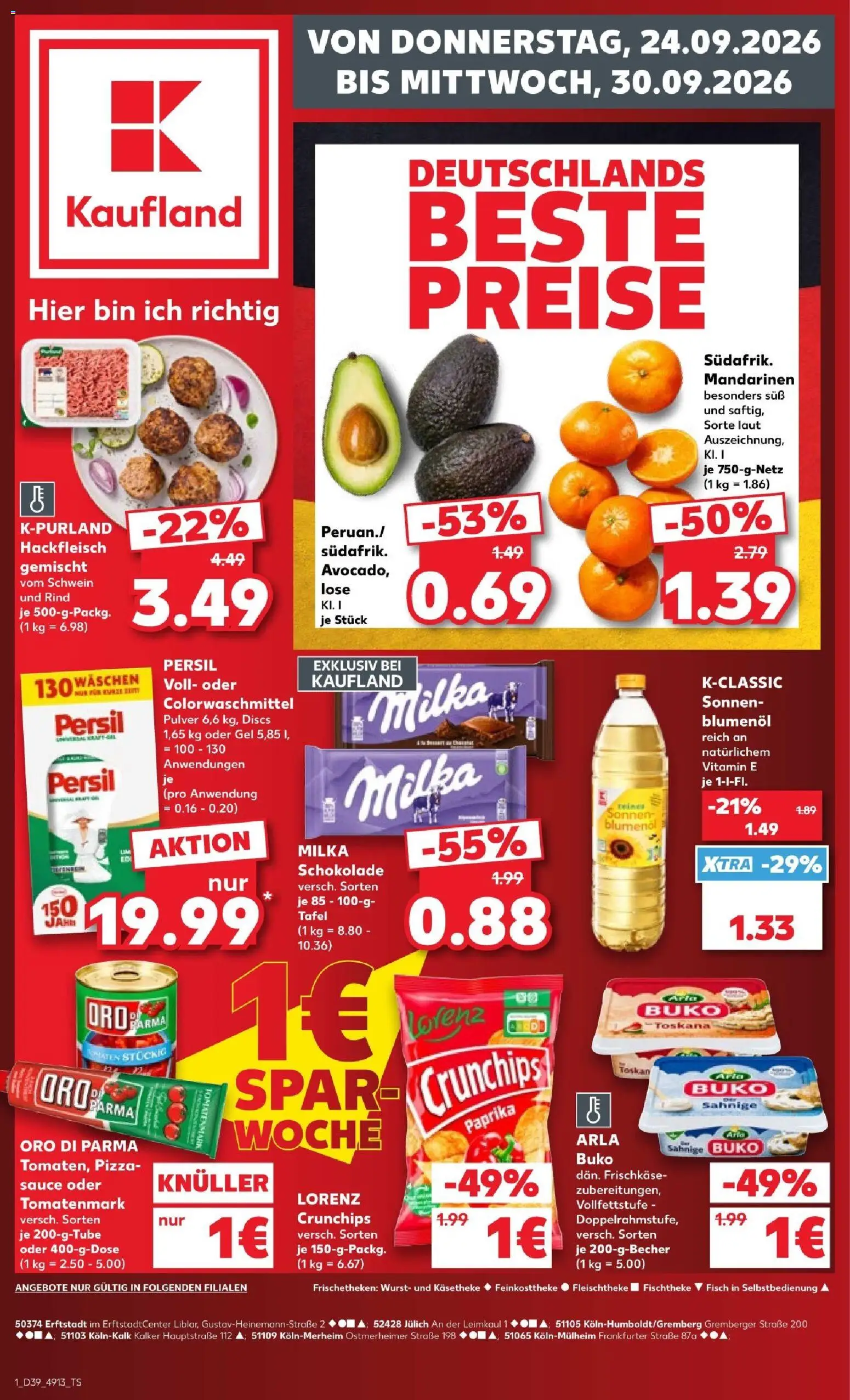 Vorschau von dem Prospekt des Geschäftes Kaufland, gültig ab dem 24.09.2026