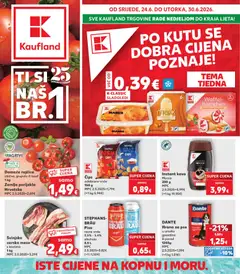Pregled letka Rijeka Zamet trgovine Kaufland vrijedi od 24.06.2026
