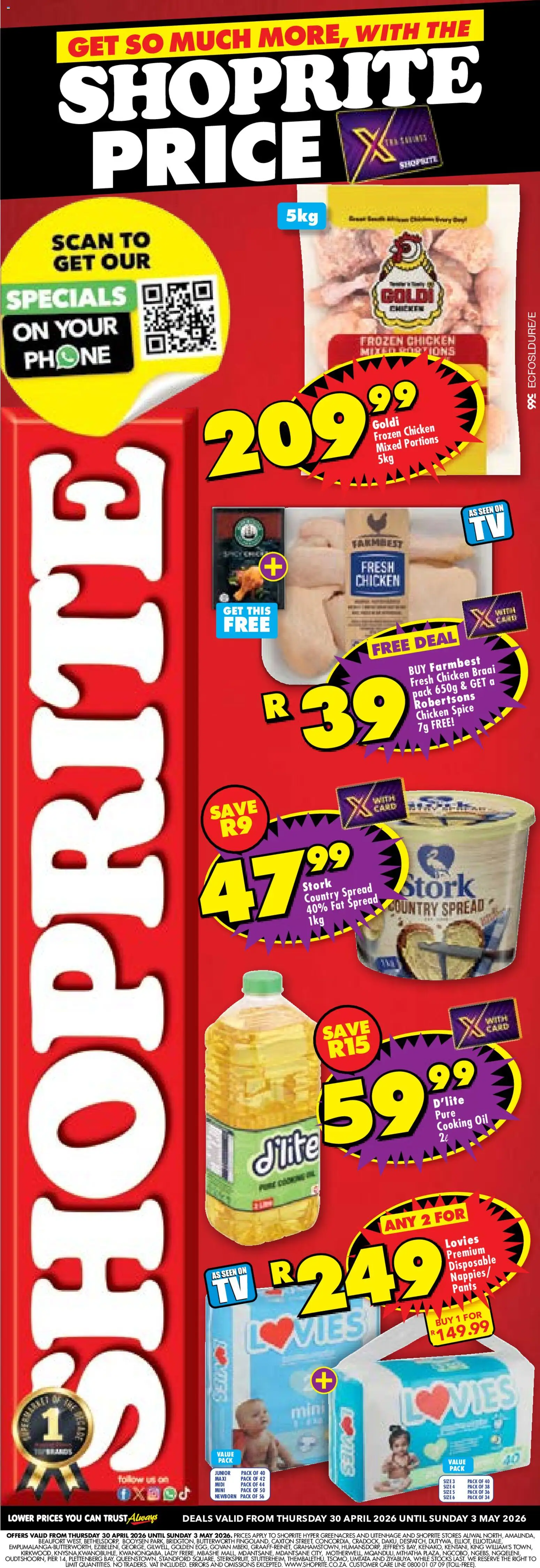Preview of Shoprite flyer valid from 30/04/2026