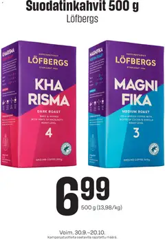 Kaupan S-market S-market Löfbergs kahvi esikatselu, voimassa 30/09/2026