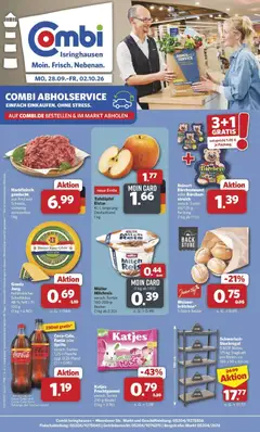 Vorschau von dem Prospekt des Geschäftes Combi, gültig ab dem 28.09.2026