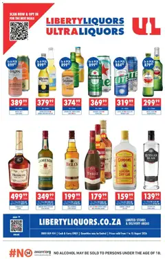 Preview of Ultra Liquors flyer valid from 01/08/2026
