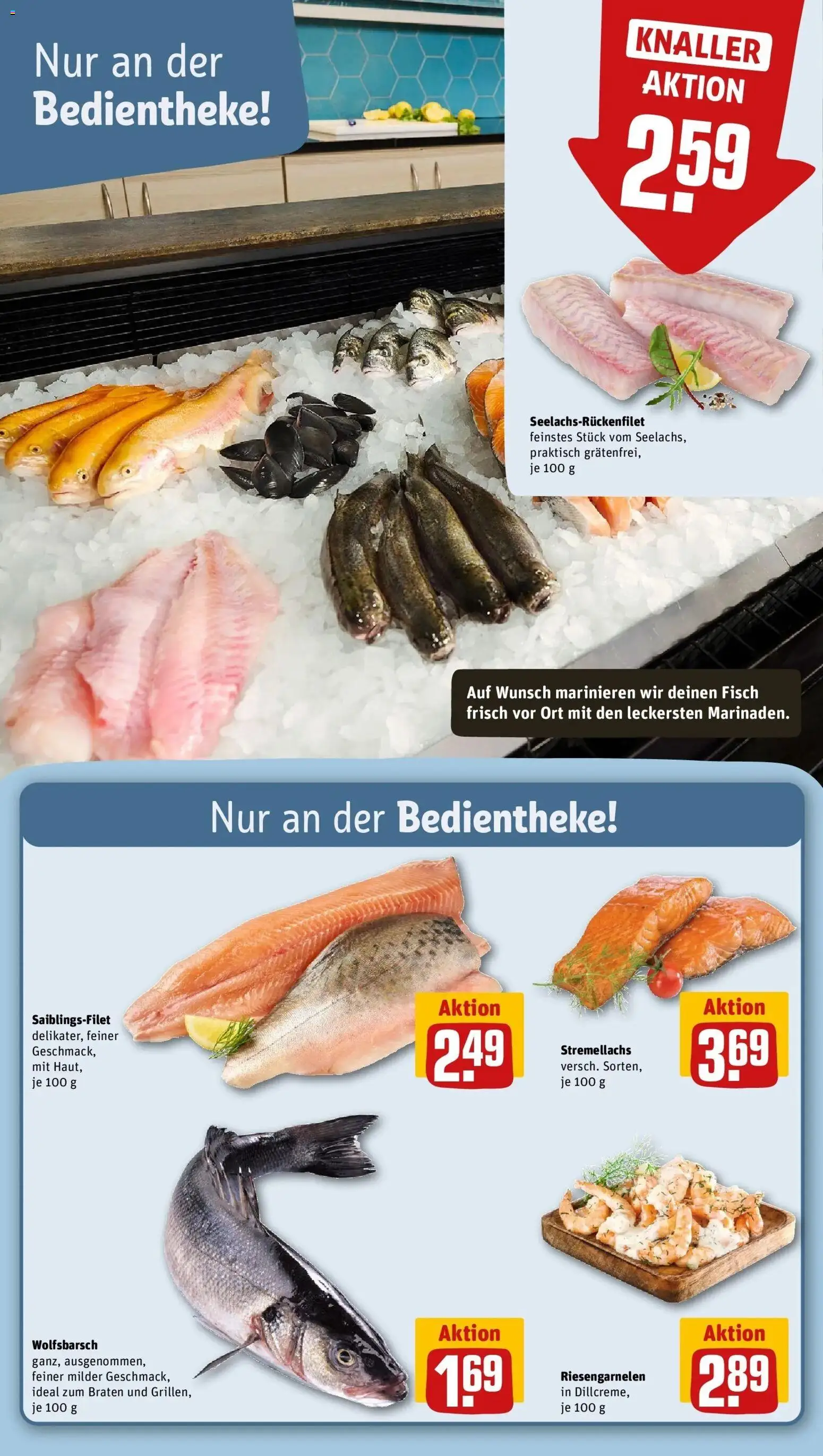 Vorschau von dem Prospekt des Geschäftes Rewe, gültig ab dem 05.04.2026 - Fisch
