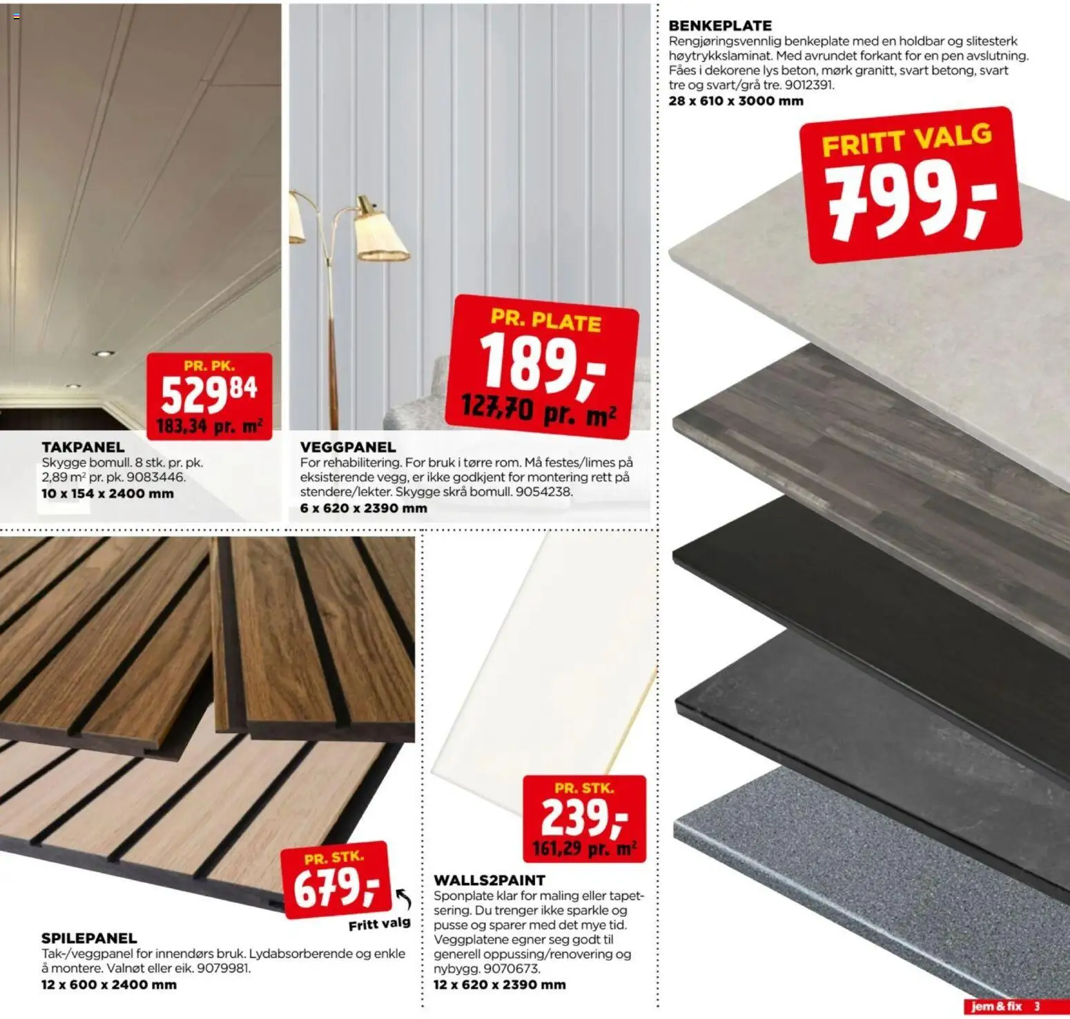 Forhåndsvis Jem & Fix kundeavis fra butikk Jem & Fix gyldig fra 27/09/2026