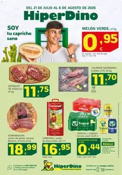 Vista previa del folleto de la tienda HiperDino válido desde el 21/07/2026 