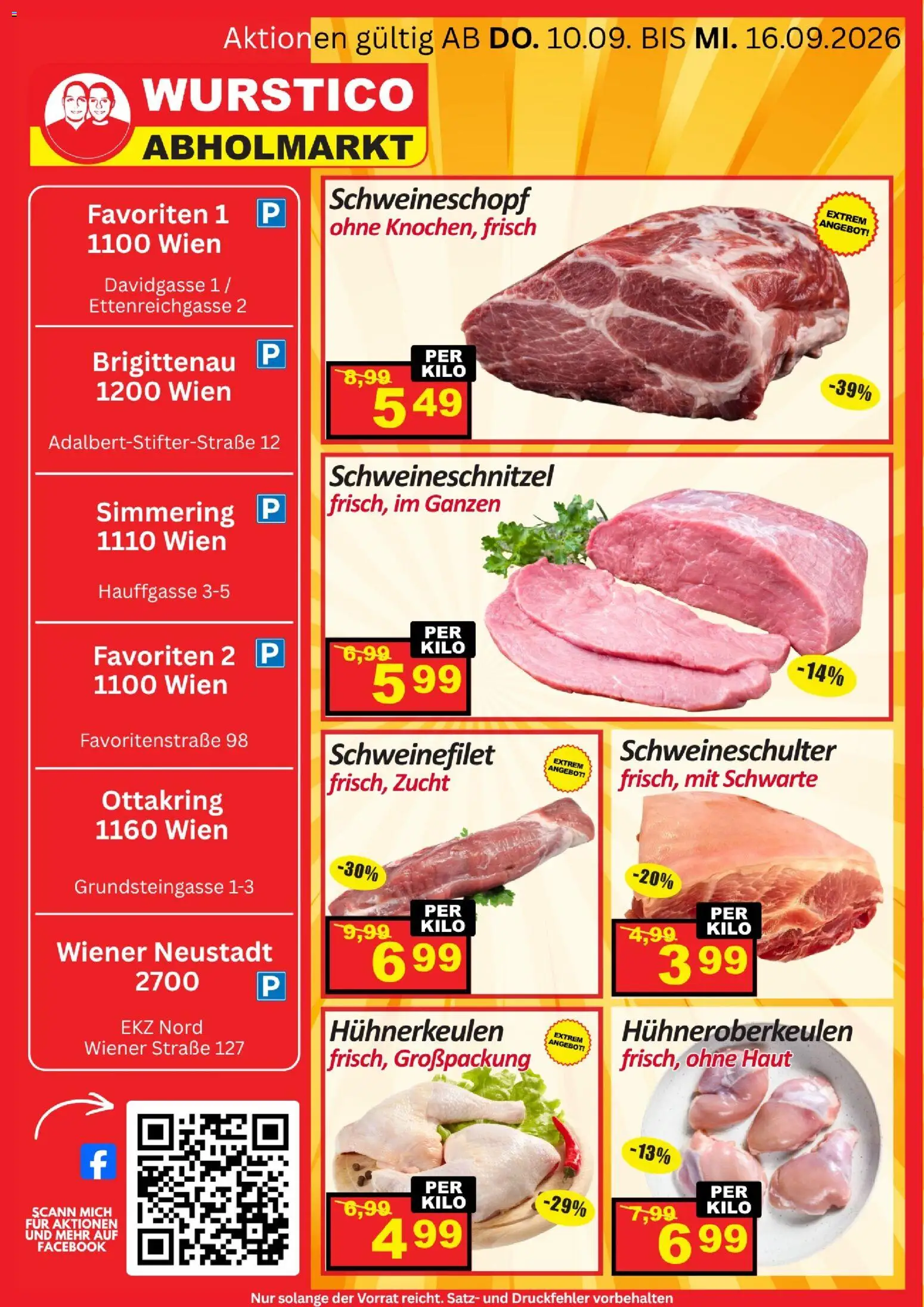 Vorschau der Angebote: Wurstico Abholmarkt Wurstico Abholmarkt Flugblatt gültig ab 10.09.2026