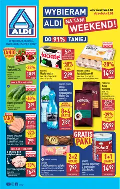 Náhled nabídky: Aldi Polsko Aldi Polsko leták - Oferta weekendowa platný od 06.08.2026
