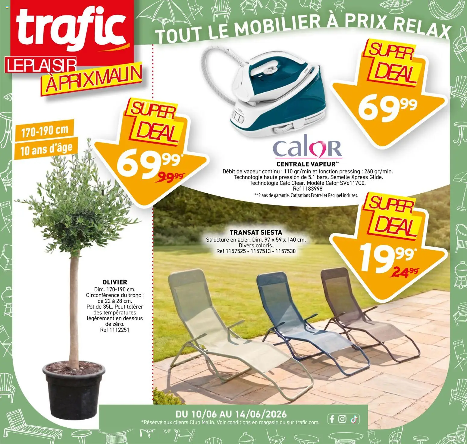 Voorbeeld van Trafic Publicité van winkel Trafic geldig vanaf 10/06/2026 - Pot
