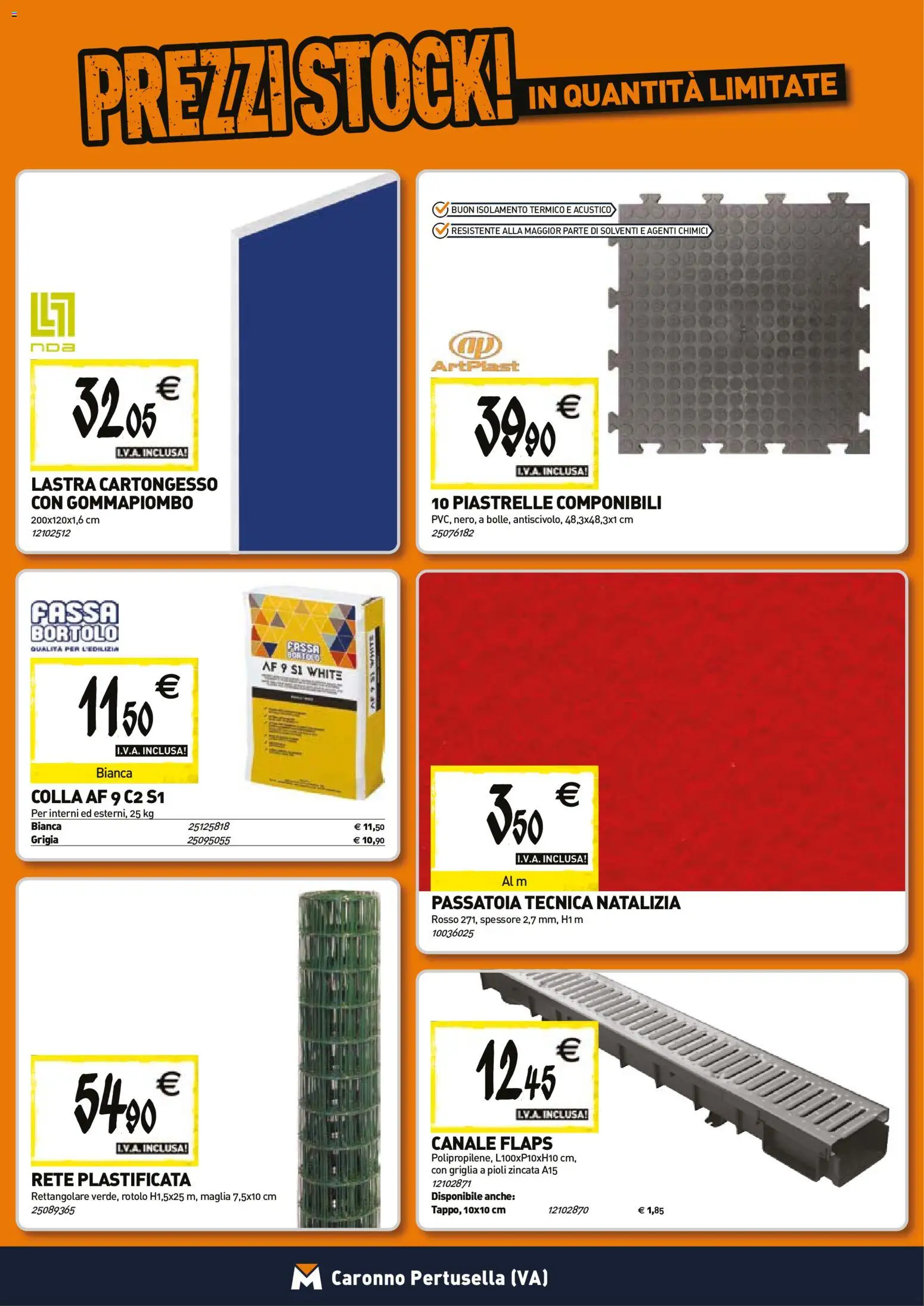 Anteprima dell'opuscolo Tecnomat catalogo dal negozio TECNOMAT valido da 29/10/2026 - Griglia, Piastrelle, Colla