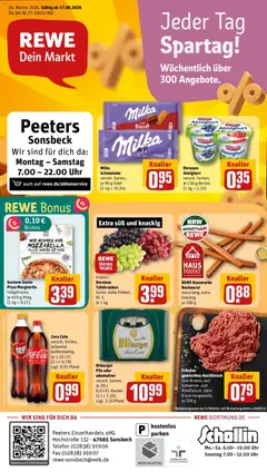 Vorschau von dem Prospekt des Geschäftes Rewe, gültig ab dem 17.08.2026