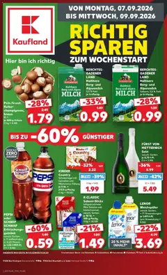 Vorschau von dem Prospekt des Geschäftes Kaufland, gültig ab dem 07.09.2026