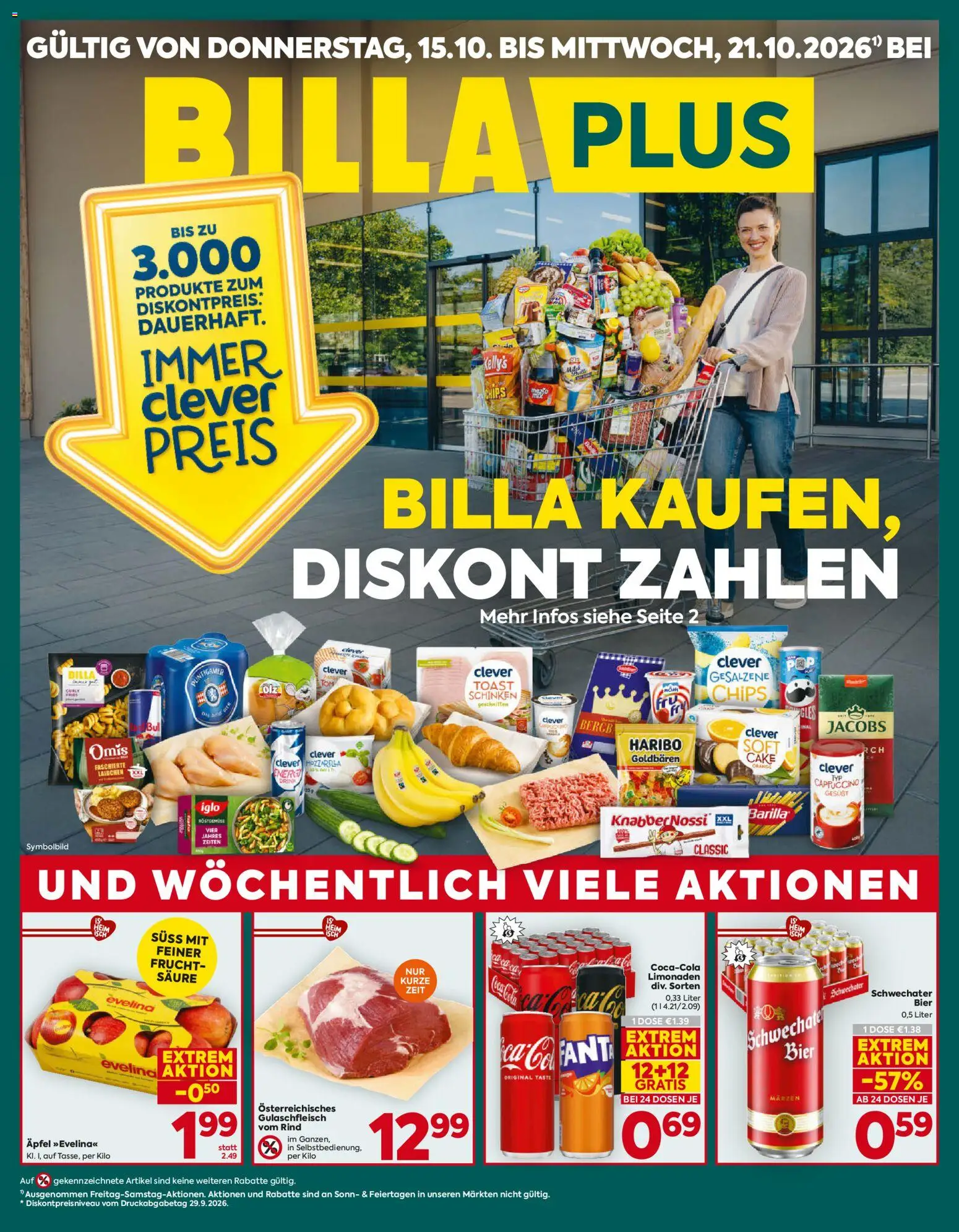 Vorschau der Angebote: Billa Plus Billa Plus Flugblatt gültig ab 15.10.2026