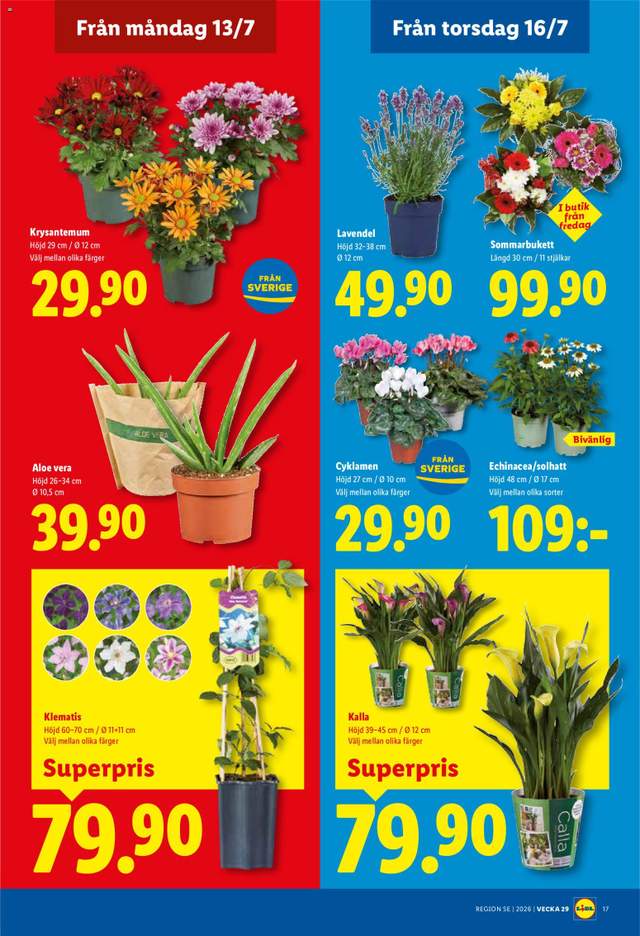 Nytt Lidl reklamblad från 13/07